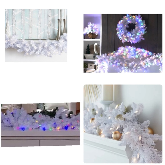 NEW Bethlehem Lights 72" Overlit Garland w/ Color Flip LEDs - Picture 1 of 3